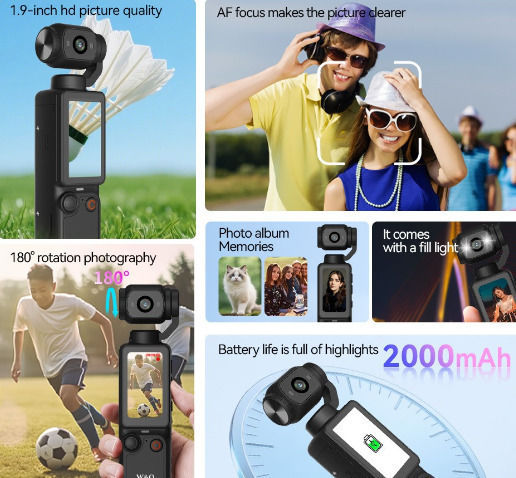 SPV L 128GB Actionkamera HD (720p) mit Weißem Bildschirm