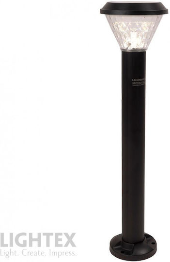 Lightex Ηλιακό Φωτιστικό Δαπέδου 1.5W 150lm Θερμό Λευκό 3000K με Φωτοκύτταρο και Τηλεχειριστήριο IP65 16x16x63εκ.