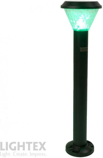 Lightex Ηλιακό Φωτιστικό Δαπέδου 1.5W 150lm Θερμό Λευκό 3000K με Φωτοκύτταρο και Τηλεχειριστήριο IP65 16x16x63εκ.