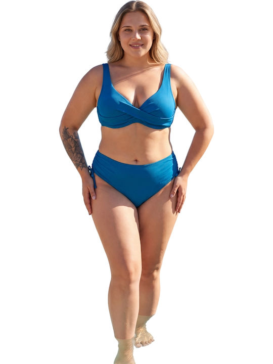 Women's Bikini L3109 Bikini Set with Light Padding Light Blue