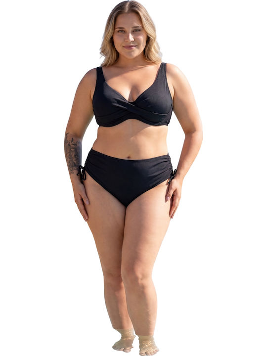 Women's Bikini J3109 Set Bikini with Light Padding Black