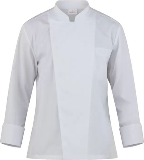 Giblor's Jachetă Chef Albă