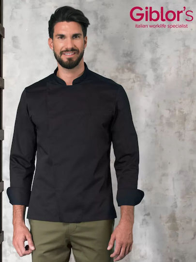 Giblor's Chef Jacket Black Mirko