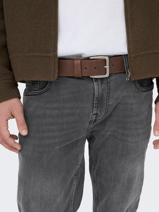Trousers in Skinny Fit Dark Gray