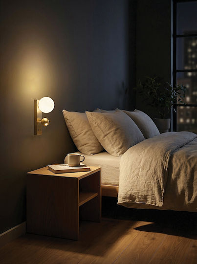 VK Lighting Wall Lamp with G9 Lamp Bulb Base and Switch Gold