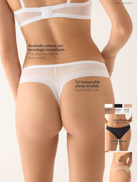 Γυναικεία String 2Pack χωρίς Ραφές Μπεζ
