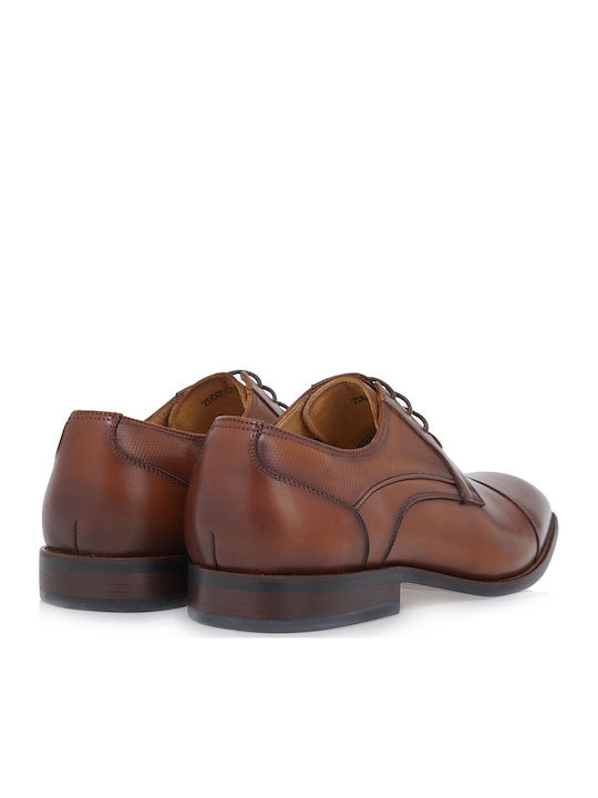 Pantofi Eleganți Pentru Bărbați Din Piele Tabac Maro