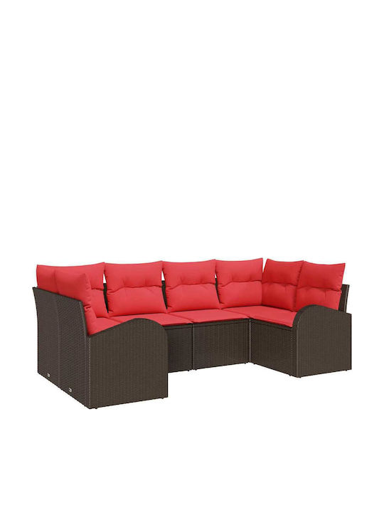 Outdoor Corner Rattan Sofa With Cushions