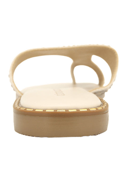 Nikie Women's Flat Sandals Beige