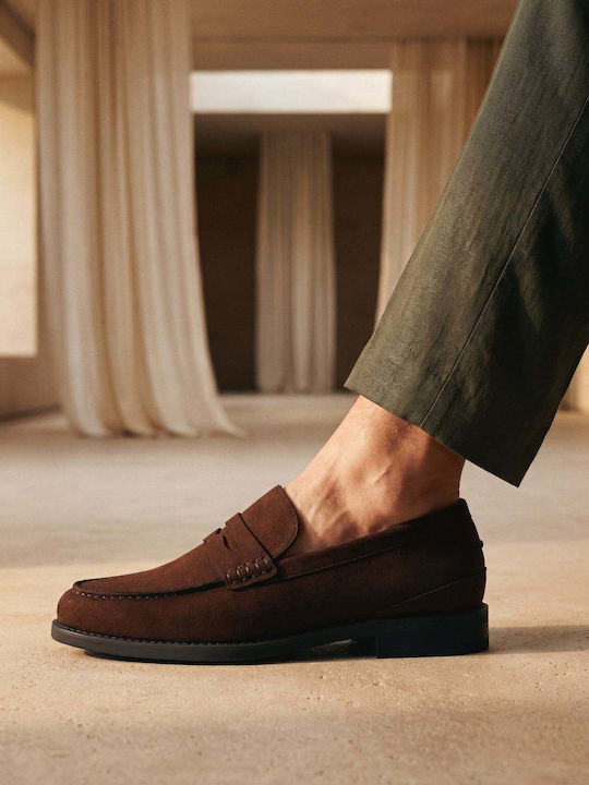 Herren Mokassins in Braun Farbe LEVI-BRAUN