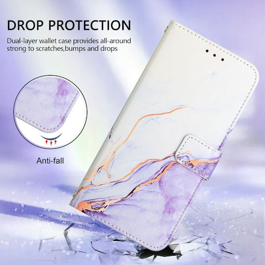Book Tempered Glass Purple (TCL 50 SE)