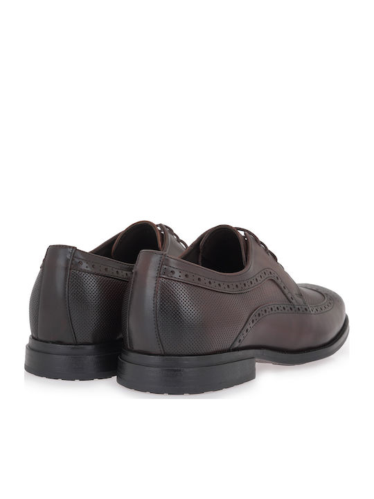Δερμάτινα Ανδρικά Oxfords Καφέ