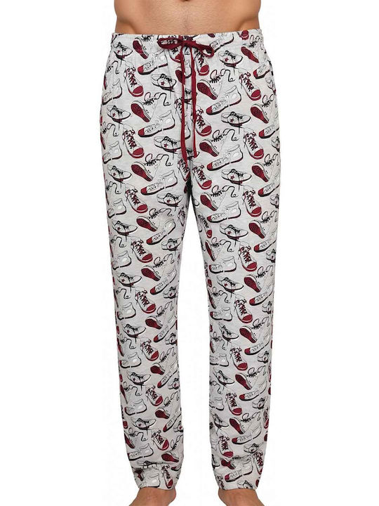 Vienetta Secret Winter Men's Pyjama Bordeaux