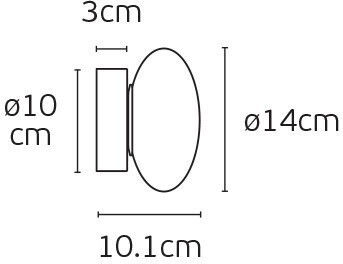 VK Lighting Wandleuchte Mit Integrierter LED Schwarz VK Lighting Wandleuchte Mit Integrierter LED Schwarz