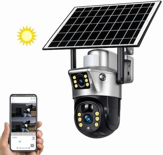EC11 IP Dual Κάμερα Παρακολούθησης Wi-Fi 3+3MP Αδιάβροχη Μπαταρίας με Αμφίδρομη Επικοινωνία