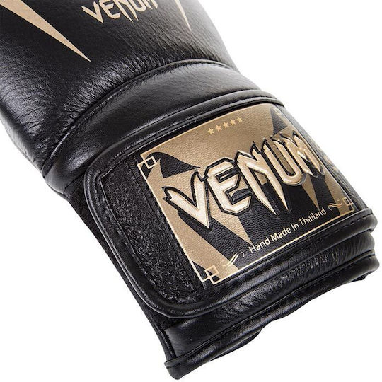 Venum Giant 3.0 Γάντια Πυγμαχίας Δερμάτινα για Αγώνα Μαύρα