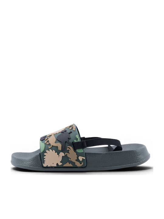 Kids' Flip Flops Slides Green
