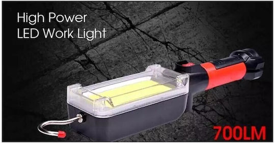 Work & Site Light Extension Cord Rechargeable LED with Brightness up to 700 Lumen Flashlight