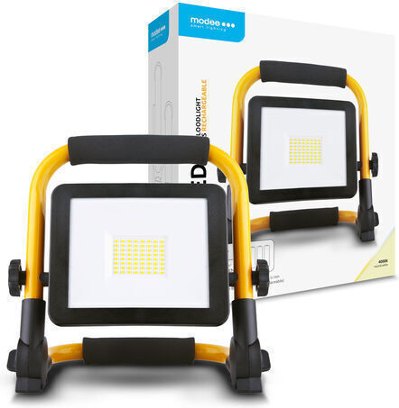 Modee Lighting Rechargeable LED Work Projector with Brightness up to 3000lm