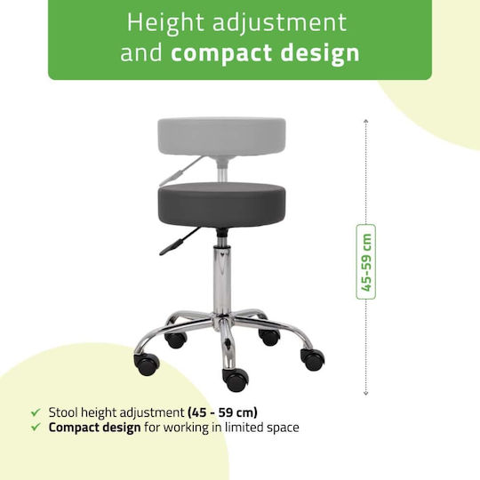 Habys Medical Stool Gray T-TACHAO016