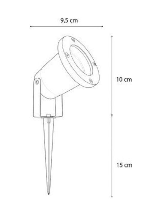 Inlight Φωτιστικό Led Καρφωτό 80600514