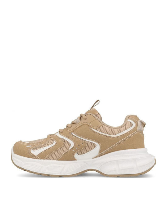 Γυναικεία Ανατομικά Sneakers Καφέ