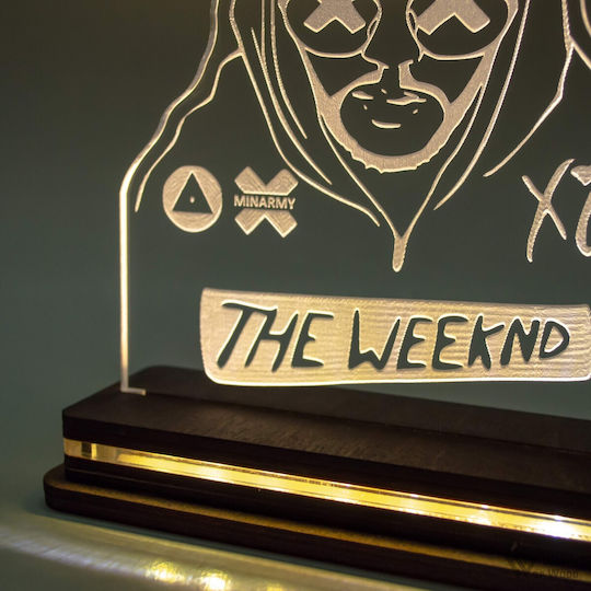 World of Wood Декоративно Осветително Тяло The Weeknd LED 20x14см