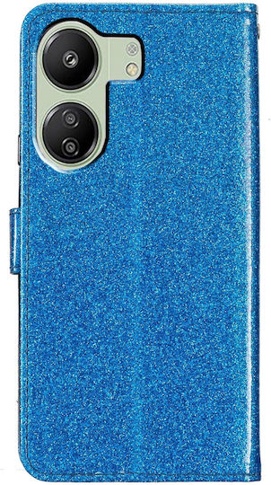 Book Tempered Glass Blue (Redmi 13C 4G / Poco C65 4G Realme C65)