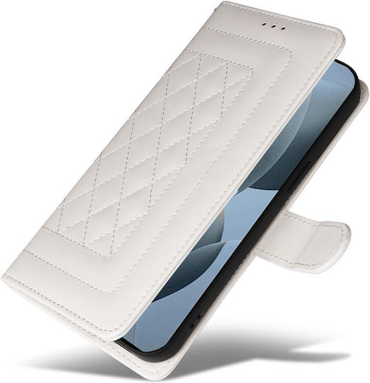 Book Tempered Glass Λευκό (Poco X6 Pro)
