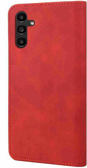 Book Tempered Glass Red (Galaxy A55 Oppo A55 5G)