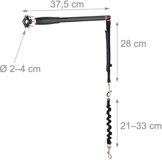 Relaxdays Dog Leash Lead Strap in Black Color