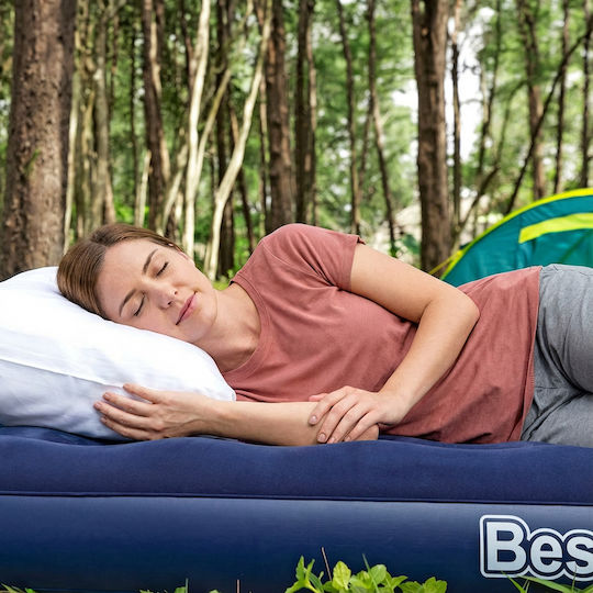 Mercaton Camping-Luftmatratzen Einzel 185x76x22cm Blau