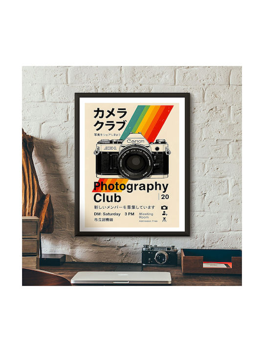 Poster Retro Canon Camera Club Japanese Edition Gm2409 40cm X 50cm Poster Retro Canon Camera Club Japanese Edition Gm2409 40cm X 50cm