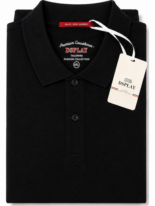 Polo Short Sleeve Black Blouse