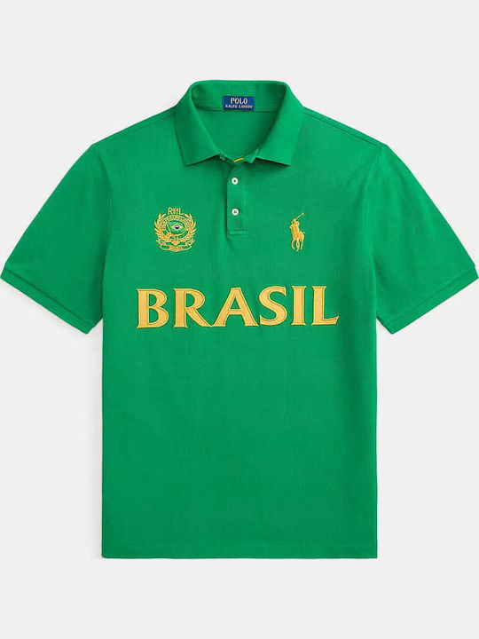 Polo Short Sleeve Blouse Green