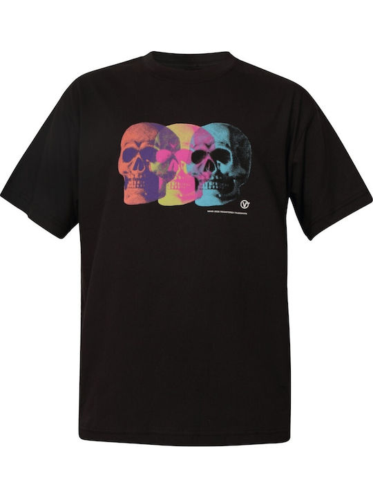T-shirt Μαύρο