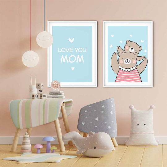 Παιδική Αφίσα Momma Bear 50x40εκ.