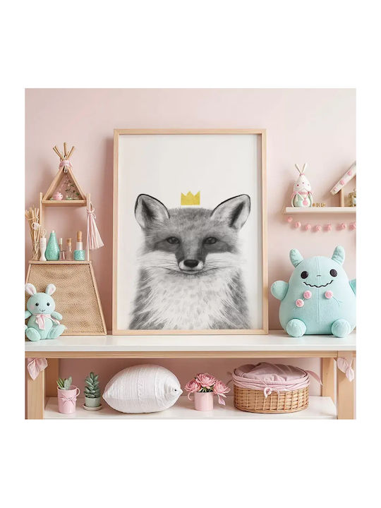 Παιδική Αφίσα Queen Fox 50x40εκ.