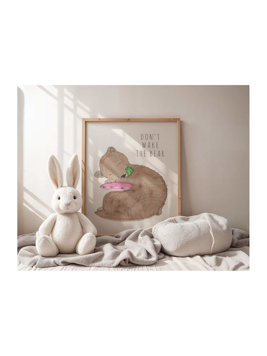 Παιδική Αφίσα Little Bear 50x40εκ.