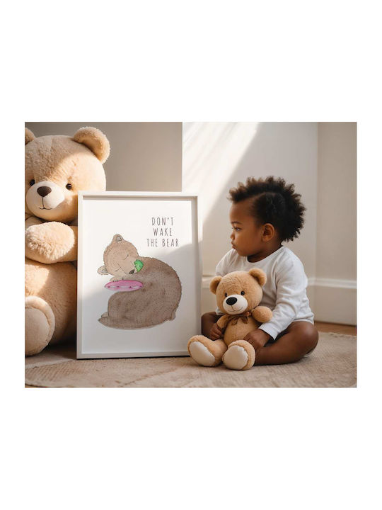 Παιδική Αφίσα Little Bear 50x40εκ.