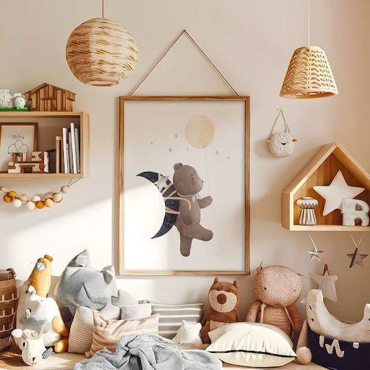 Kids Poster Bear 50x40cm