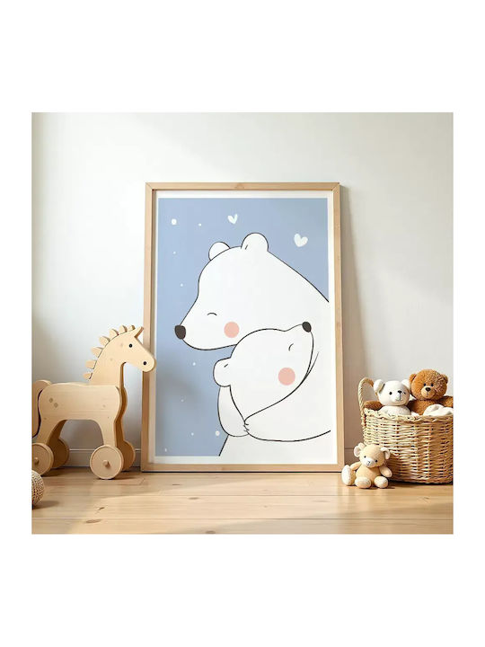 Παιδική Αφίσα Loving Bears 50x40εκ.