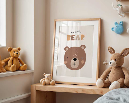 Kinderposter My Little Bear 50x40cm