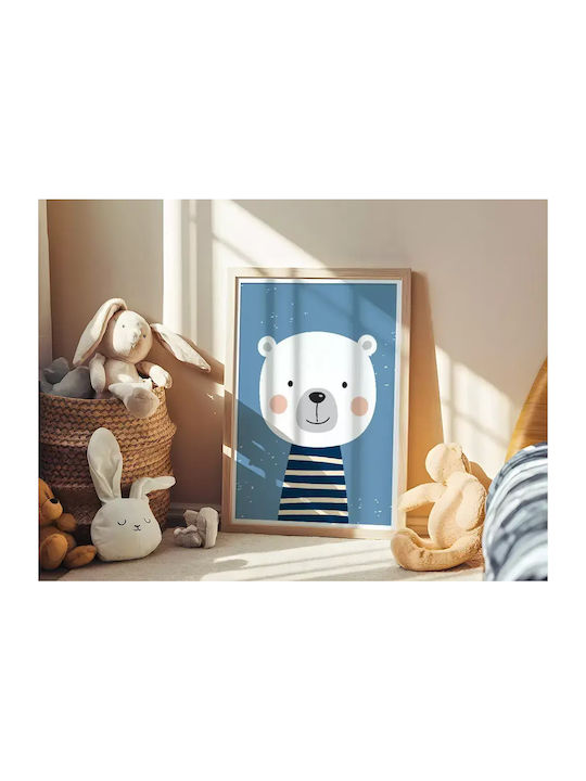 Παιδική Αφίσα Little Bear 50x40εκ.