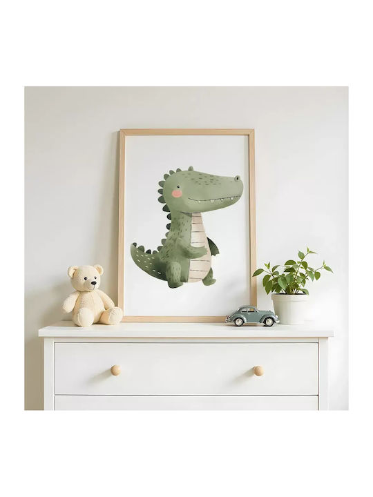Kids Poster Little Dinosaur 50x40cm