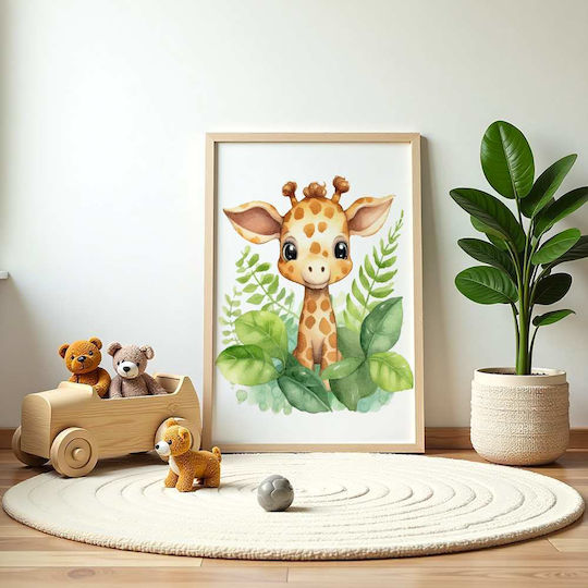 Poster pentru Copii Little Giraffe 50x40 cm