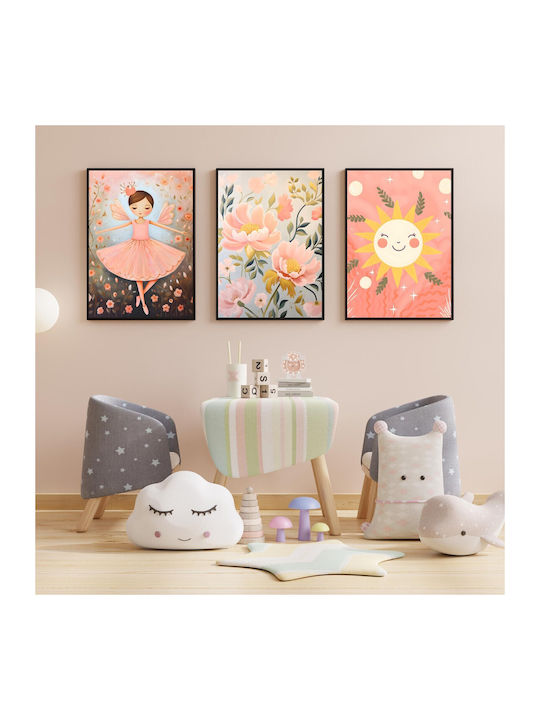 Poster Pentru Copii Flori 50x40cm