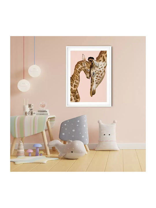 Παιδική Αφίσα Giraffes 50x40εκ.