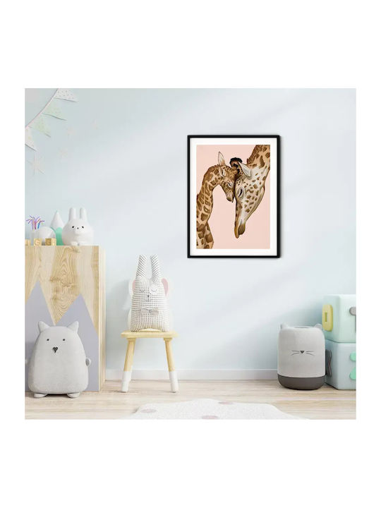 Παιδική Αφίσα Giraffes 50x40εκ.