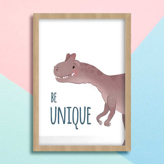 Poster Pentru Copii Dinozaur Be Unique 50x40cm